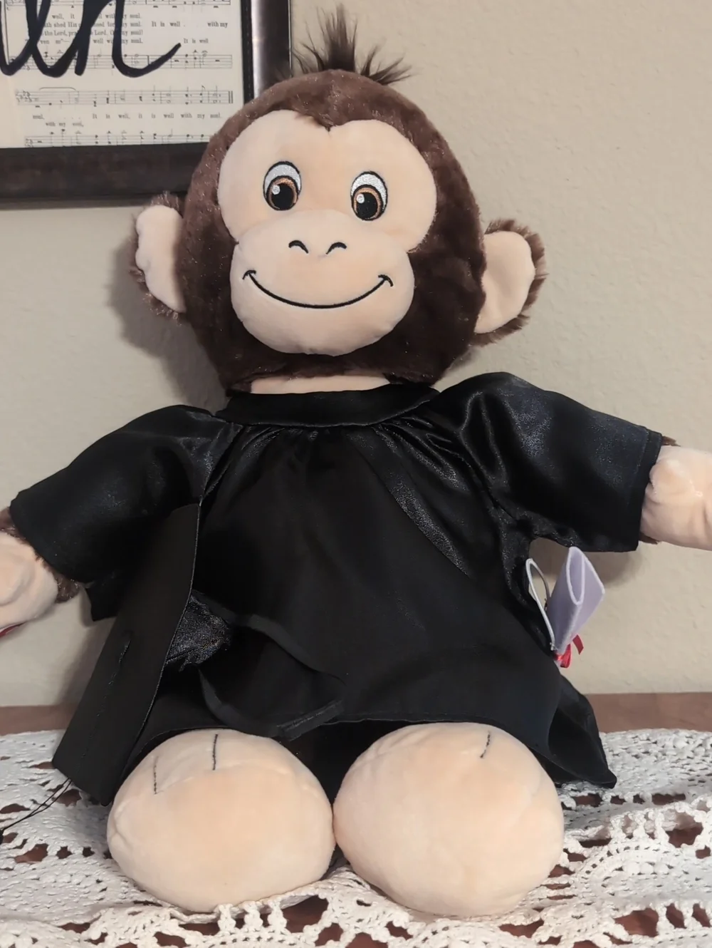 Build-a-Bear Graduation Monkey